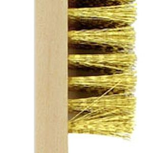 Suede Nubuck 8" BRASS wire Bristle BRUSH Clean shoes boots Cleaning bass bucks